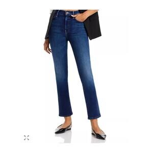 Mother Women's The Insider Ankle Jeans Mind Games Wash Blue Size 30 NWT